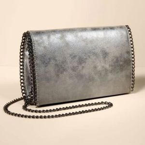NWT Gunmetal Chelsea28 Crossbody Clutch
